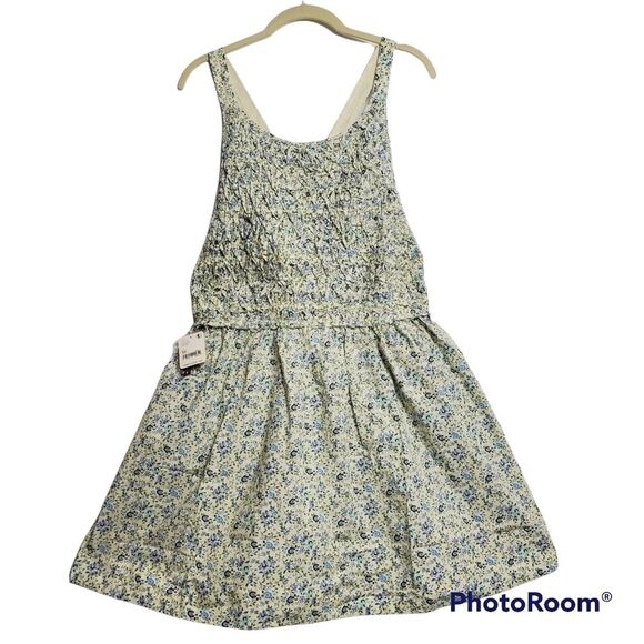FREE‎ PEOPLE Petunia Cotton Mini Dress Sz MEDIUM - Picture 3 of 13